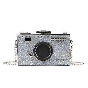 7038 Fashion 'Camera' Handbag Envelope Clutch Cross-body Shoulder Purse